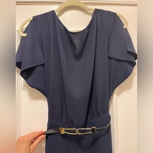 Zara navy 1-piece jumpsuit